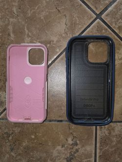 Iphone outterbox cases navy blue-iPhone 14 pro max pink-iphone 12 pro
