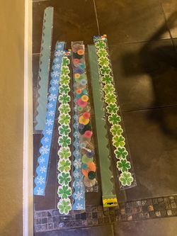 Classroom Bulletin Board Border Strips Set