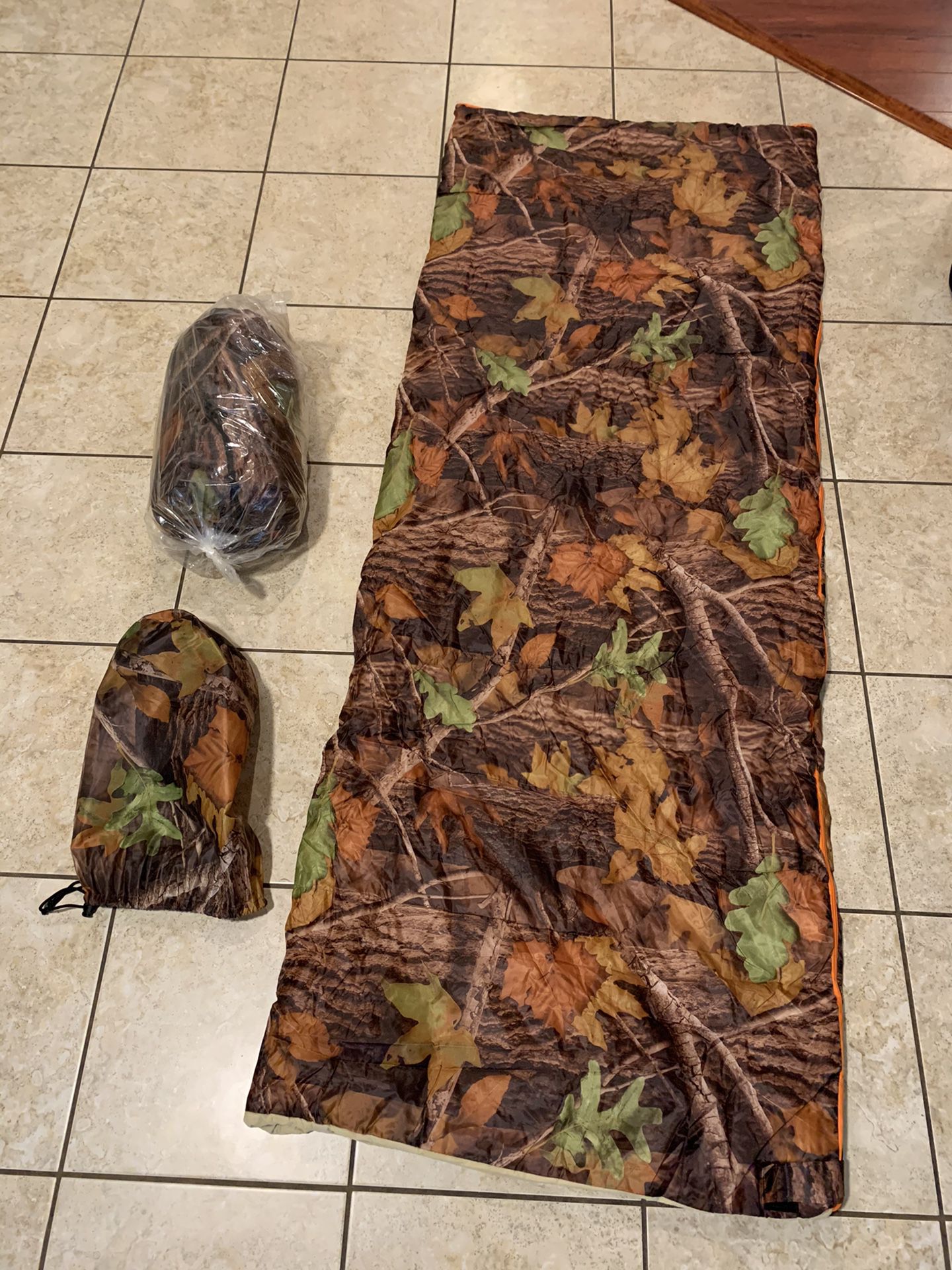 New Camouflage Sleeping bags qty 2