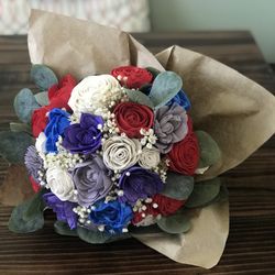 Wood Flowers Bouquet