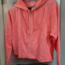 Womens PINK Crop Sweater
