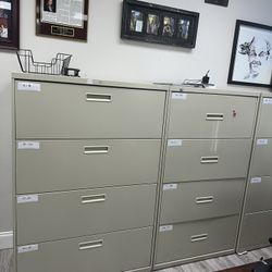 Office Filing Cabinets In Great Condition- No Keys Though
