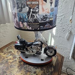HARLEY DAVIDSON Collectable MotorcycleLamp With Motor Sound; Great Gift