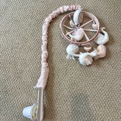 Baby Pink Swan Crib Mobile! Never Used!