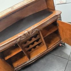 Marble Top Bar, On Wheels