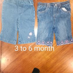 3 To 6 Month Girl Clothes