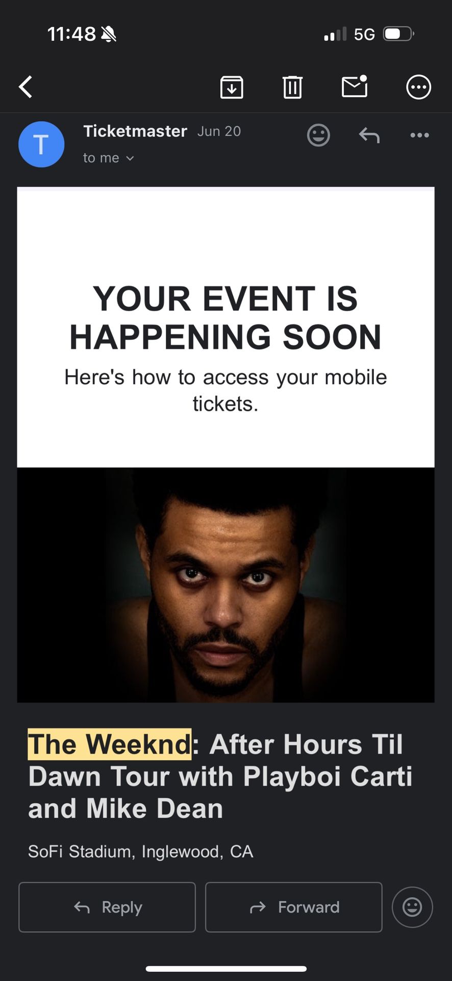 The Weeknd Concert