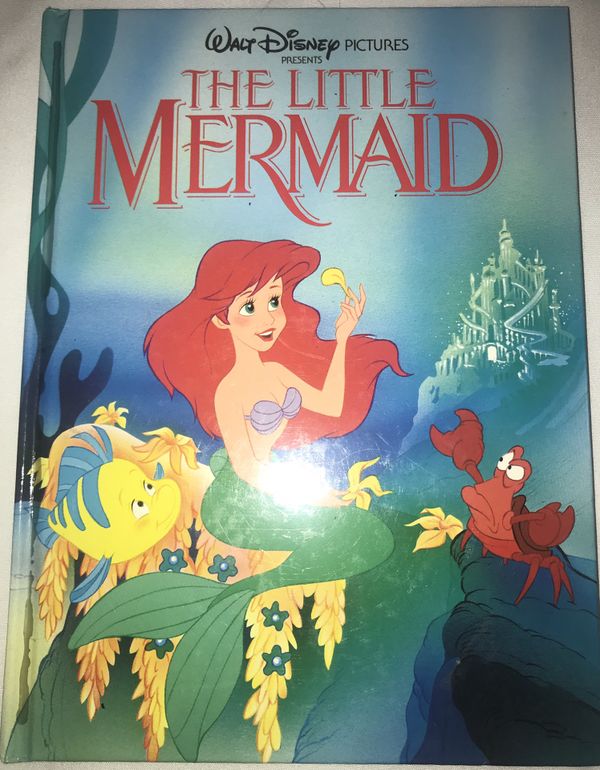 Disney Little Mermaid Book 11 1/2 Inches X 8 1/2 Inches Disney Classic