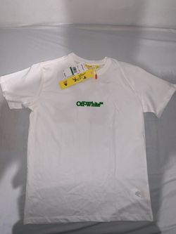 Off-White Kids White Barber 1 T-shirt Size: Large (14)