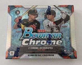 2026 Bowman Chrome Baseball Hobby Box 2 Autographs Per Box NEW/SEALED