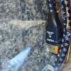 SVS 8K HDMI 2M blue and black braided cable