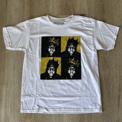 Notorious BIG Size 7 Kids T Shirt Short Sleeve Rapper Hip Hop White