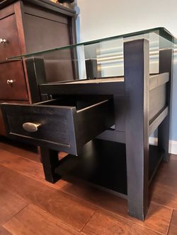 Side table with drawer