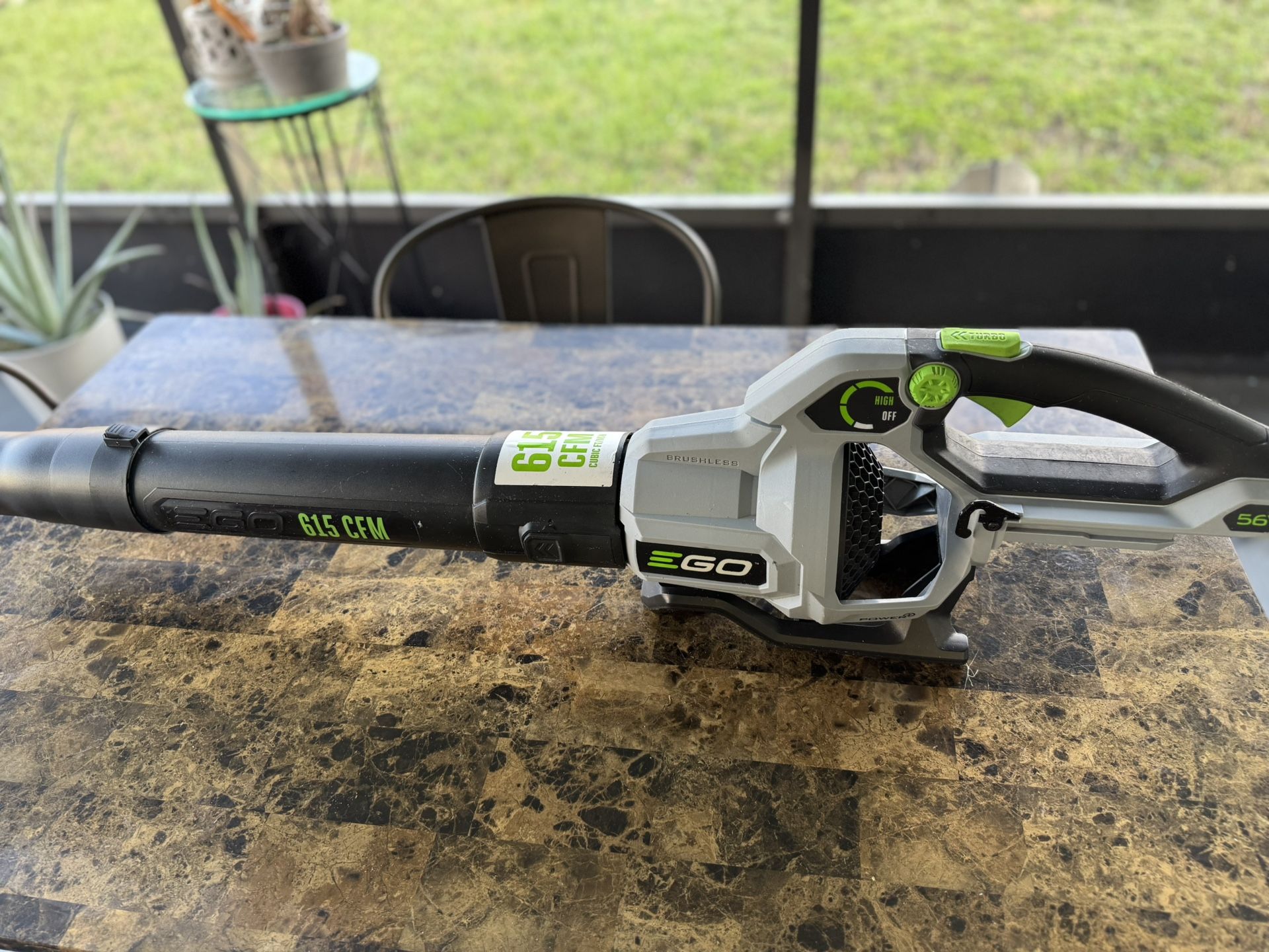 EGO Power+ 56-volt 615-CFM 170-MPH Battery Handheld Leaf Blower Battery Not Included Charger Not Included