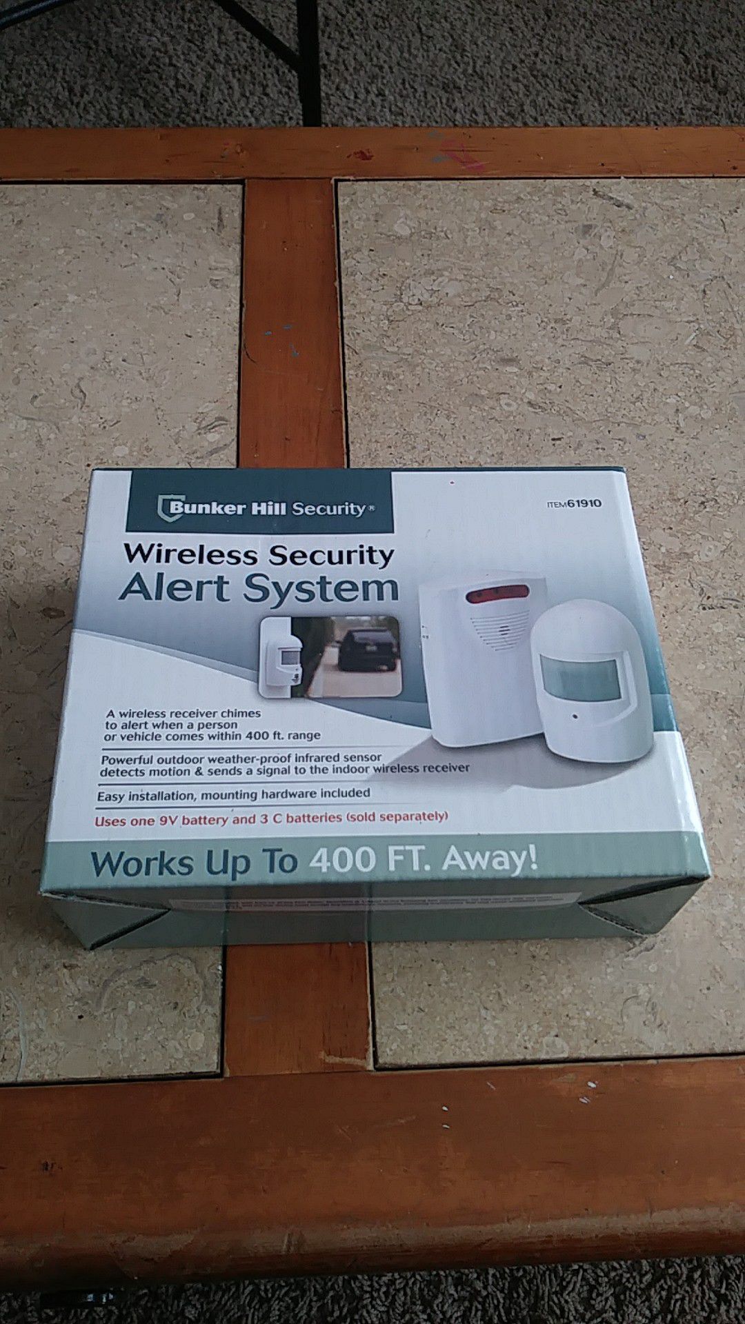 Wireless security alert system