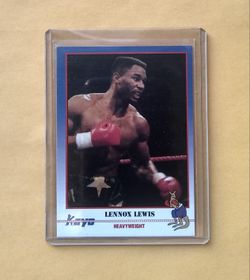 LENNOX LEWIS 3X WORLD CHAMP BOXING ROOKIE RC CARD