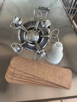 Silver And Gold Fan