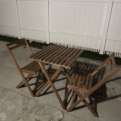Folding Set Outdoor Table and Chairs