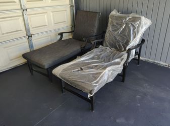 Outdoor patio chaise lounge chairs, pool furniture loungers