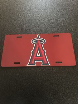 LA Angels License Plate