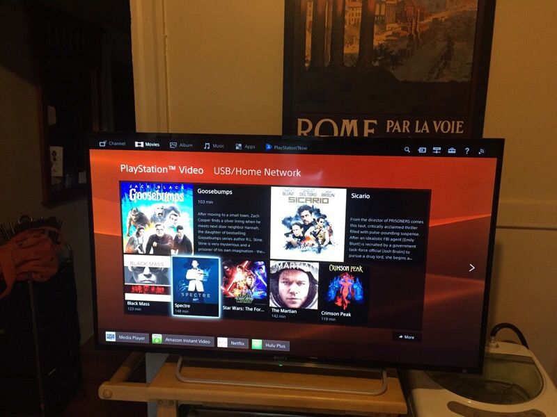 48” 1080p full HD Sony Bravia Smart TV (kdl-48w600b) with remote