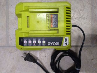 Ryobi 40V charger and