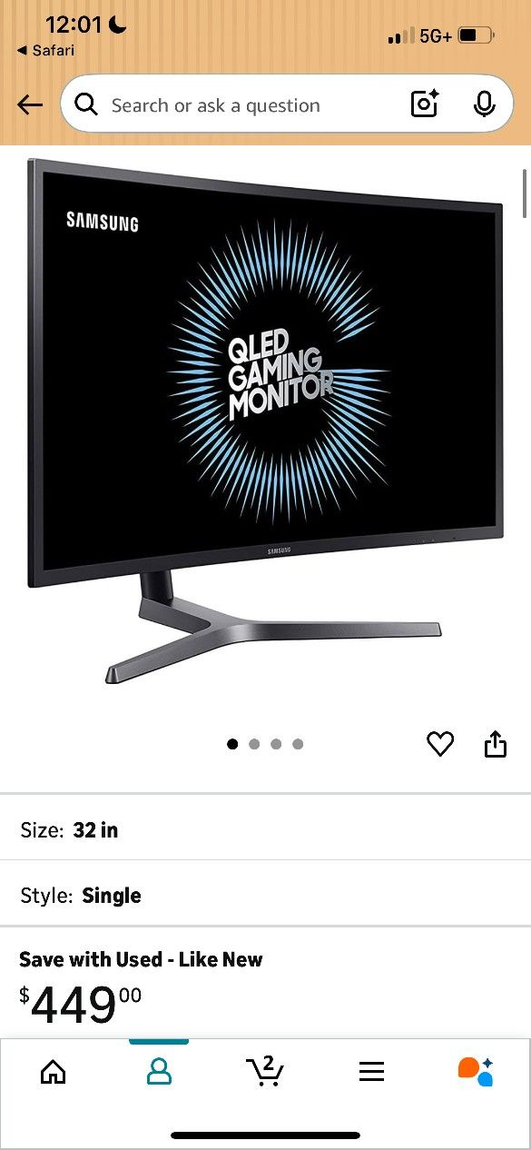 1440p 144 Hz Gaming Monitor 