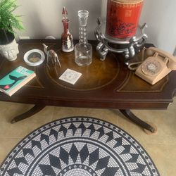 Period Coffee Table With Claw Feet 