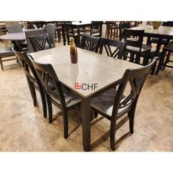 Beautiful 7 Piece Dining Table Set -june Sale !