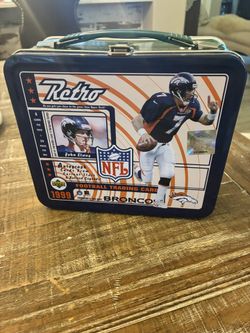 Upper Deck Retro 1999 NFL Tin Metal Lunch Box