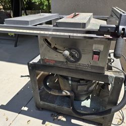 Ryobi Table Saw With Stand Router And Shopvac