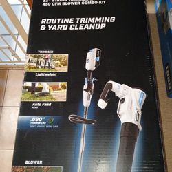 12" String Trimmer & 450 Cfm Blower Combo Kit