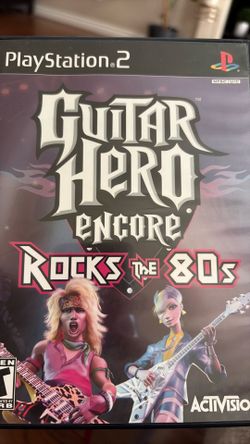 Guitar Hero Encore Rocks the 80’s 🎸 Play Station 2