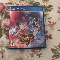 Street Fighters V Champion Edition for the PS4