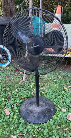 Penguin Black Pedestal Standing Fan