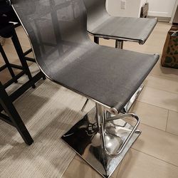 Mirage Contemporary Adjustable Bar Stools (2)