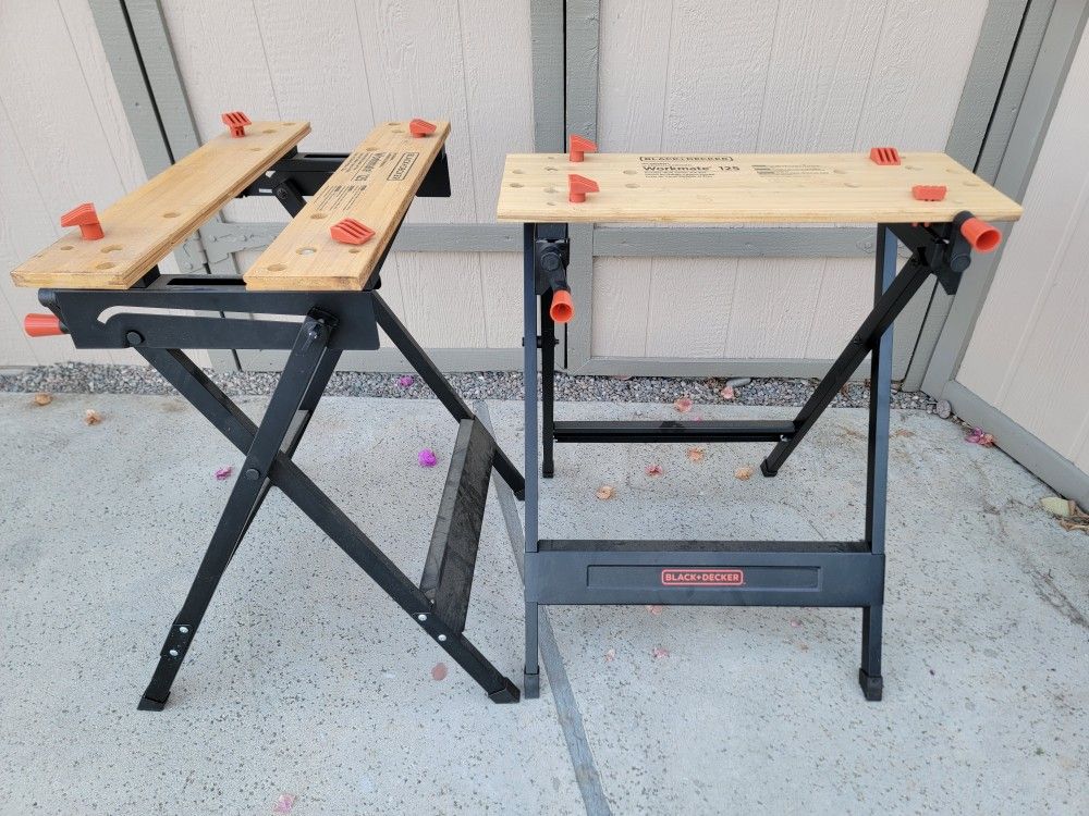 Black & Decker Workmate 125 30 in. Folding Portable Workbench & Vise (2x)