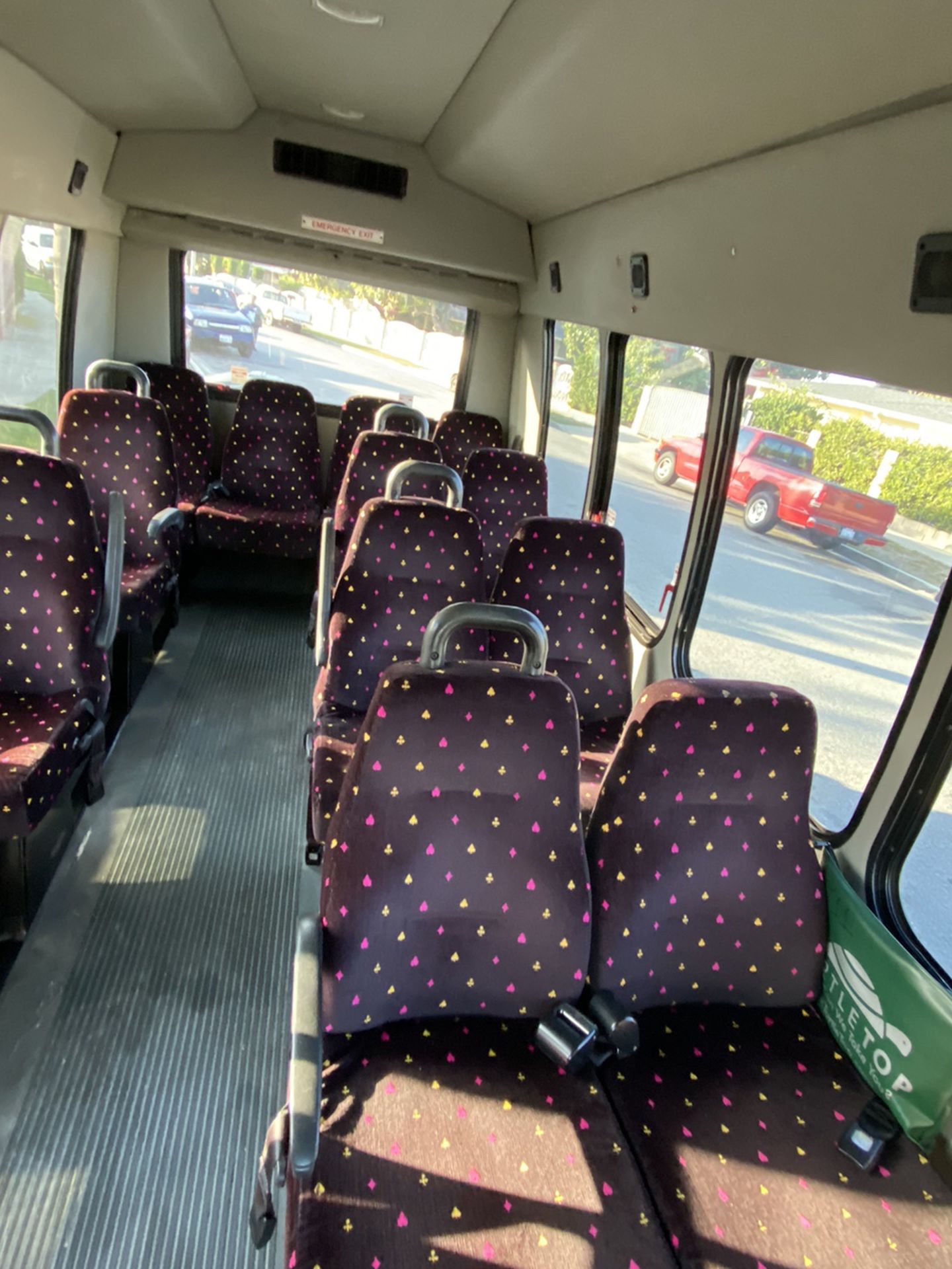 Bus or Van Transportation Seats With Seat Belts