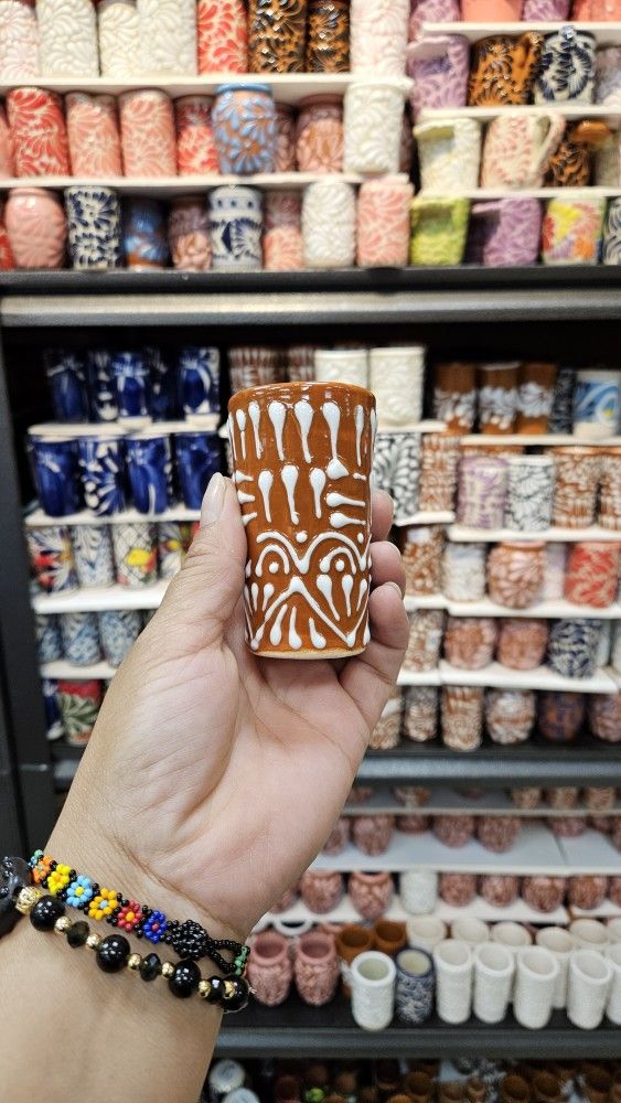 🥃Talavera Shot Glass 🥃Talavera & Clay Pottery Store  12031 Firestone Blvd Norwalk Ca 90650 Open Everyday 9AM-7PM  Instagram; Casaxartesanal 