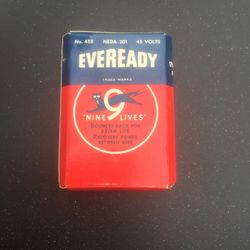 Eveready Battery No. (contact info removed)s Radio Battery