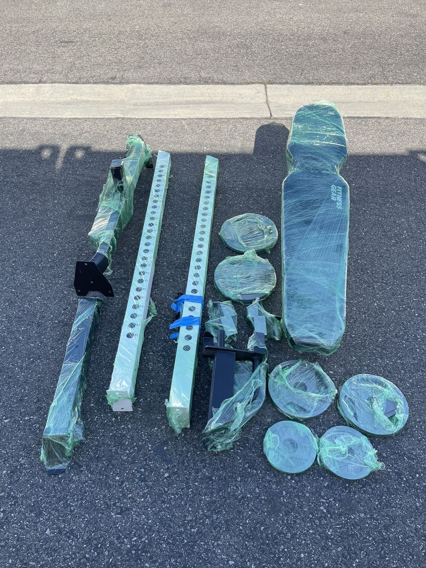 Bench Press Set And Weights