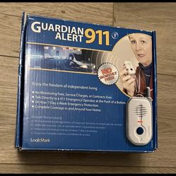 Guardian Alert 911 MEDICAL ALERT System Base & Voice Pendant