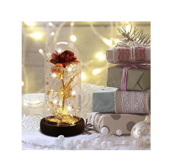 Artificial Dome flower Decor Gift Vday Gift