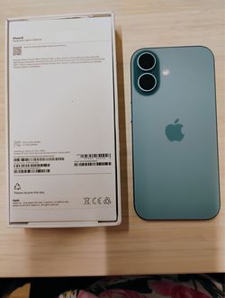 iPhone 16, Teal, 128 GB