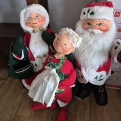 Annalee Claus Family Christmas Dolls 