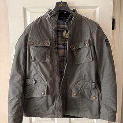 Belstaff Crosby Wax Motorcycle Jacket - L