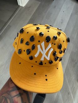 7 1/2 fitted cap hat - diamond studded