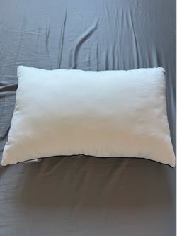 MZOIMZO White Decorative Throw Pillow with Black Trim – 18” x 28”