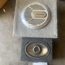 10” Pioneer Subwoofer And Alpine 5x7 