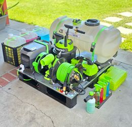 Detailing skid,Complete Carwash Equipment mobile,Electric cordless ,Equipo de carwash